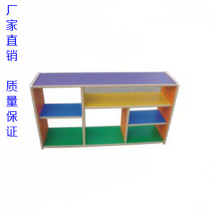 Factory direct sale childrens bookshelf toy rack fireproof board finishing cabinet storage cabinet kindergarten childrens bookshelf