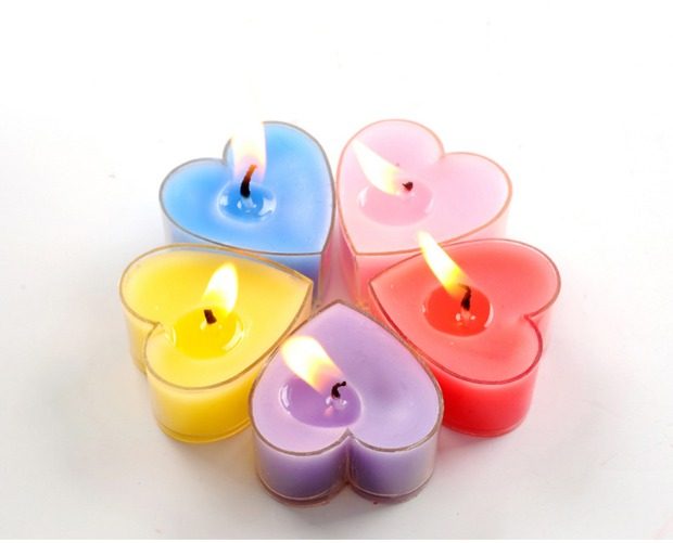 蜡烛心形蜡烛浪漫生日道歉小蜡烛婚庆节日表白求爱蜡烛套装