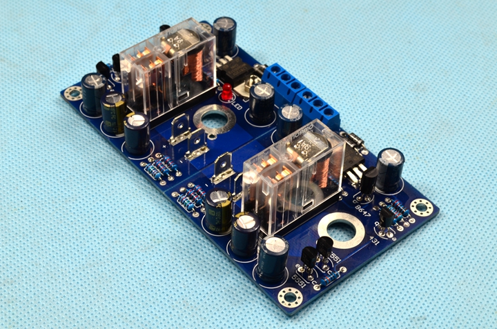 hifi功放喇叭保护板 音箱保护板成品板 (用欧姆龙继电器 支持btl