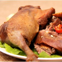 Fujian Sanming specialty smoked duck leg meat rice fog fumigation Authentic smoked Lin Yulan smoked duck leg