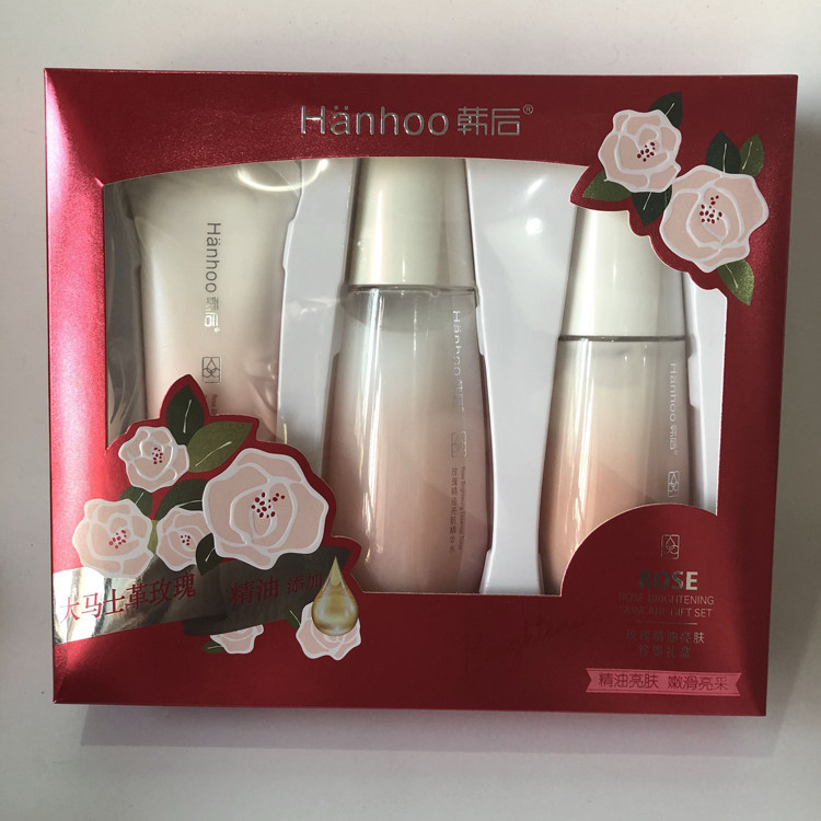 正品 韩后 玫瑰精油亮肤珍贵礼盒 改善黯沉摆脱暗哑提亮补水保湿
