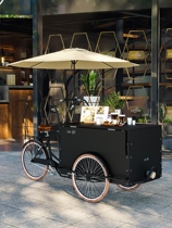 Retro three-wheeled bicycle photography special prop car shopping mall exhibition wedding outdoor sales display car ice cream car