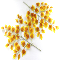 Simulation plant false leaves Populus euphratica leaf poplar shrub background Xinjiang vegetation Museum engineering decoration direct sales