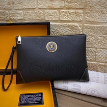 2022 new Handbags Mens genuine leather Handbags Casual Fashion Mens Bag Beauty Headhand Wallet for Han Edition Handbags