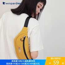 Weibao Fanny pack womens tide ins mens sports mobile phone running bag Crossbody multi-functional inclusive volume fashion chest bag new