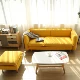 Sofa vải Bắc Âu căn hộ nhỏ hiện đại tối giản phòng khách đôi ba người có thể tháo rời và có thể giặt sofa lắp ráp - Ghế sô pha