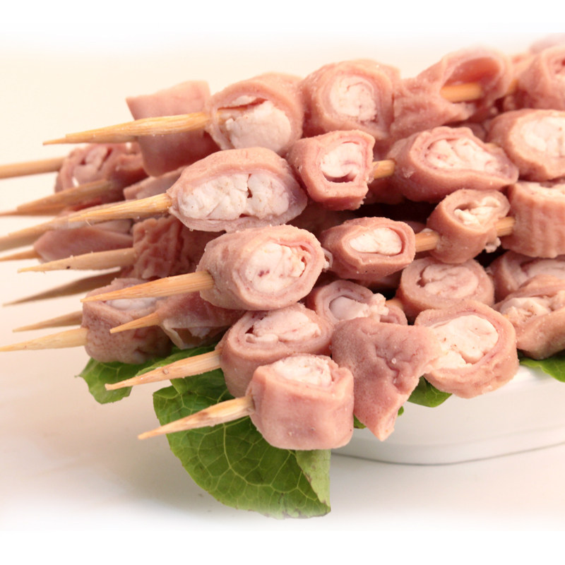 【十包包邮】调理品烤肉串户外烧烤食材20串肥肠串猪小肠串肠相思