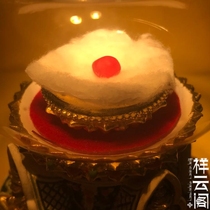 Shakyamuni Buddha{Red} Heart medullary lens Solid seed binding Tibetan offering Stupa 6-8m