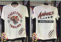 Thai Muay Thai training quick-drying leisure short sleeve breathable fabric Sports mens and womens T-shirt half sleeve