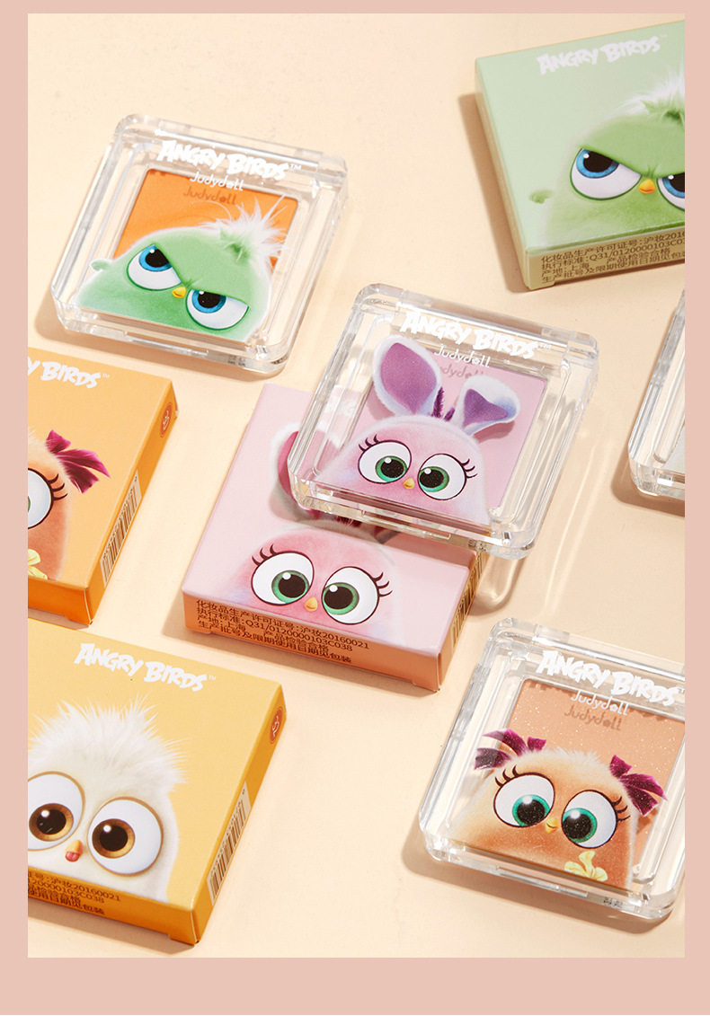 橘朵愤怒的小鸟联名款限定单色腮红