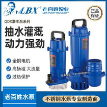 NT common people pump QDX home small submersible pump clear water pump deep well lift water farmland irrigation pumping water pump
