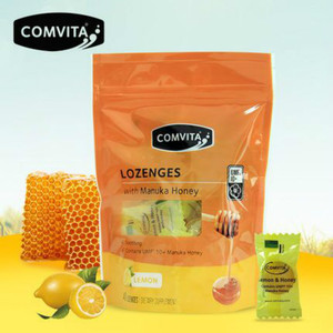 comvita康维他麦卢卡UMF10+蜂蜜硬糖果40粒柠檬味 新西兰原装进口