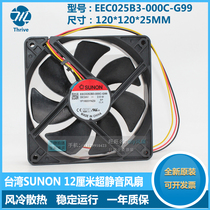 EEC0252B3-000C-G99 A99 SUNON 12025 24V 2 0W 12CM mute cooling fan