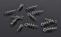 Luya crank hook Soft Bait fixed spring lock Luya Soft Bait accessories crank hook hook hook fixed Soft Bait Soft Bait soft insect