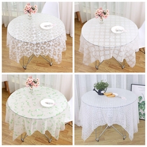 10 thick disposable tablecloths white printed tablecloths pure white home plastic dining cloths waterproof and oil-proof Hotel