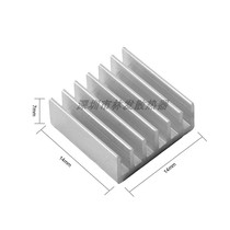 High quality electronic heat sink 14*6-14 aluminum block aluminum sheet routing efficiency radiator memory chip heat dissipation