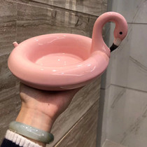 Net red living room ins Nordic candy plate household fruit plate round dried fruit snacks storage plate tea table ornaments