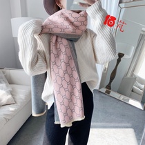 2020 new autumn and winter Korean version of warm imitation cashmere scarf female versatile long bib explosive shawl