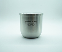 UNIFLAME Yunomi SUS double stainless steel teacup outdoor mug with tea leak