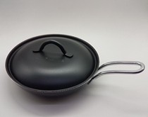 UNIFLAME Petit FryingPan mini pan black iron plate outdoor camping with lid