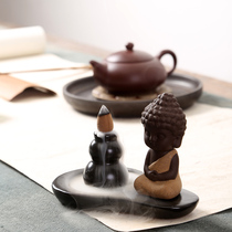 Reverse flow incense burner line incense burner dual-use incense burner Ceramic ornaments creative jewelry