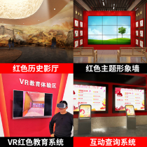 Red Exhibition Hall Design History Exhibition Hall Corridor Activity Room Cultural Wall Education Billboard Honor Wall Construction