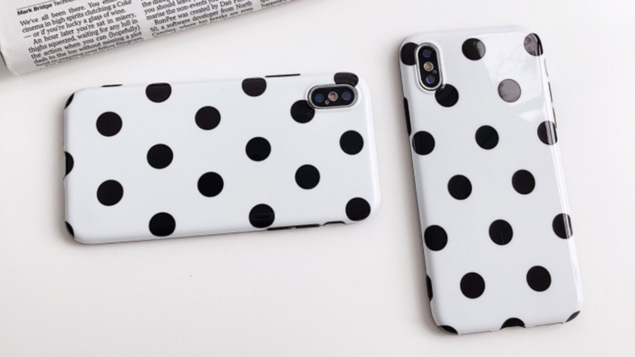 文艺范不减,波点手机壳也撩人