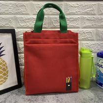 Remedial Class Handbag Nets Red Ins Portable Large Capacity Bookloaded Women Carry in Remedial Class Out of Student Counseling Class