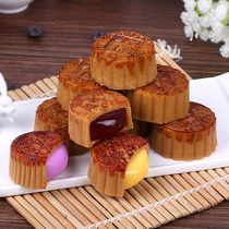 Simulation mooncake model Mid-Autumn Festival reunion happy exposed fake moon cake food toys snacks props shooting film and television