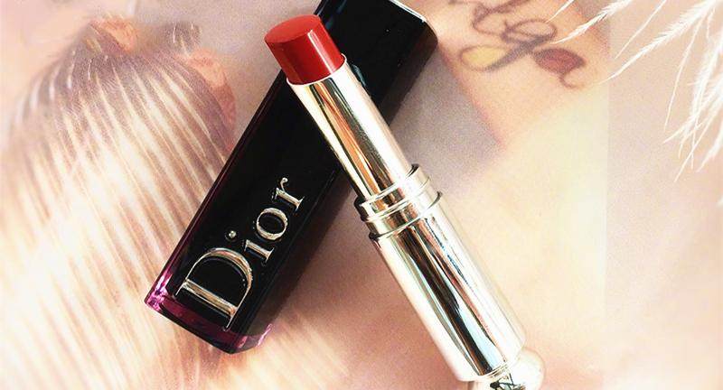 dior漆光口红#740