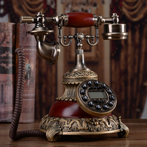Telephone European style retro telephone landline antique telephone old-fashioned creative gift Double Dragon play beads