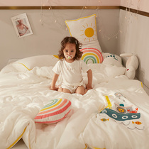 Class a cotton jacquard antibacterial cartoon children quilt spring and autumn quilt Four Seasons universal winter thickened warm winter