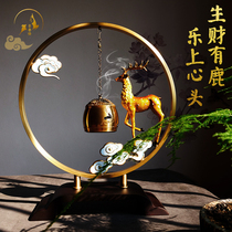 Pure copper incense stove Merchants Opening of the house House With Tea Room Living-room Living-room Adornment Jo Relocation New Residence boss