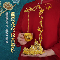 Grapebird hollow aroma scent oven household fragrance ball room fragrance furnace home fragrance