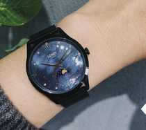 United States Henry London Niche literature and art British retro starry sky moon phase female watch