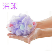 Large number of adults bathing in bath balls Childrens baby bath flowers Japanese bubble ball rubbing back rubbing bath towels foam bathing ball