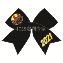 Professional custom cheerleading competition headdress cheerleading floral headdress bow cheerleading dance band 7 5CM