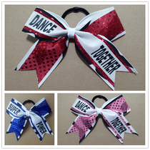 (Custom series) cheerleading headwear floral headdress cheerleading bow pull hair accessories