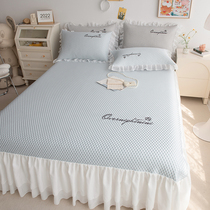 Class A Cool Sensation Massage Mat with Embroidery Lace embroidery lace Non-slip mat Three sets Bed Hat Style Foldable Washout