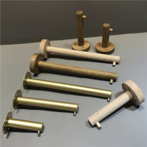 Clothing store adhesive hook wall hanging clothes hook long hook Wood single hook display rack mens and womens shelves childrens clothing wall adhesive hook