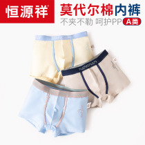 Hengyuanxiang boys underwear modal boxer childrens cotton boxer boys summer thin shorts