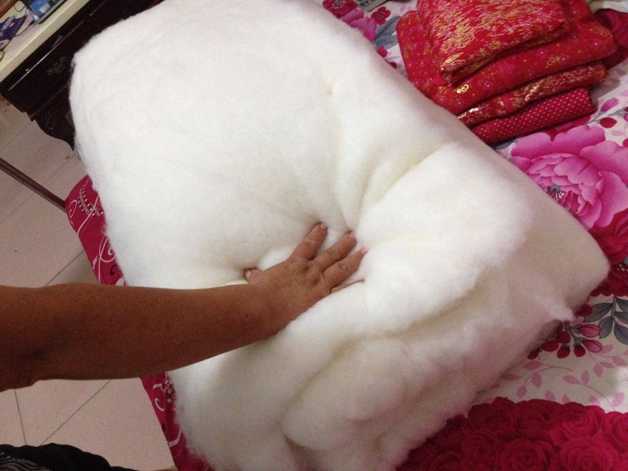 定制 山东棉花天然长绒棉散装皮棉精疏棉絮纯棉花胎被子填充无添加