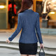 2024 Spring New Style Slim Small Suit Women's Long Sleeve Casual ol Korean Style Small Suit Short Jacket Top