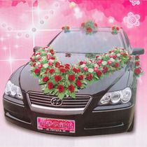 Main Wedding Car Floral Decoration Car Head Flower Arrangement Full Set Wedding Deputy Fleet Floral Decoration Suit Upscale Wedding Celebration Items Net Red