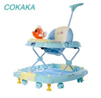 Baolebao baby walker multi-function can be shaken with music learning driving stroller hand push baby walker 6220