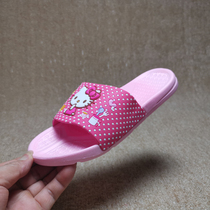 Summer childrens word slippers home daily leisure slippers Princess bathing slippers girl slippers