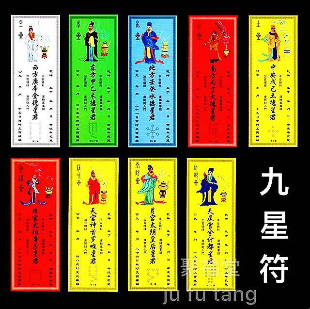2018九星照命喜燃灯牌位躲星顺星牌位表太岁牌位星君牌位点灯表