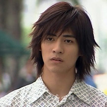 Korean version plays Zhou Yimin F4 handsome men long short hair cos wig holiday party funny hairstyle soft