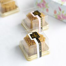 50g Golden Mooncake Tosnowy Bridesmaid Box Mooncake Packaging Box egg yolk flaky pastry box 50 only