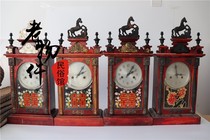 Old objects collection miscellaneous antiques Republic of China old-fashioned clock horse head clock old clock wall clock old thing decoration ornaments